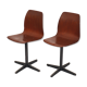 Paire de chaises Pagholz pied étoile