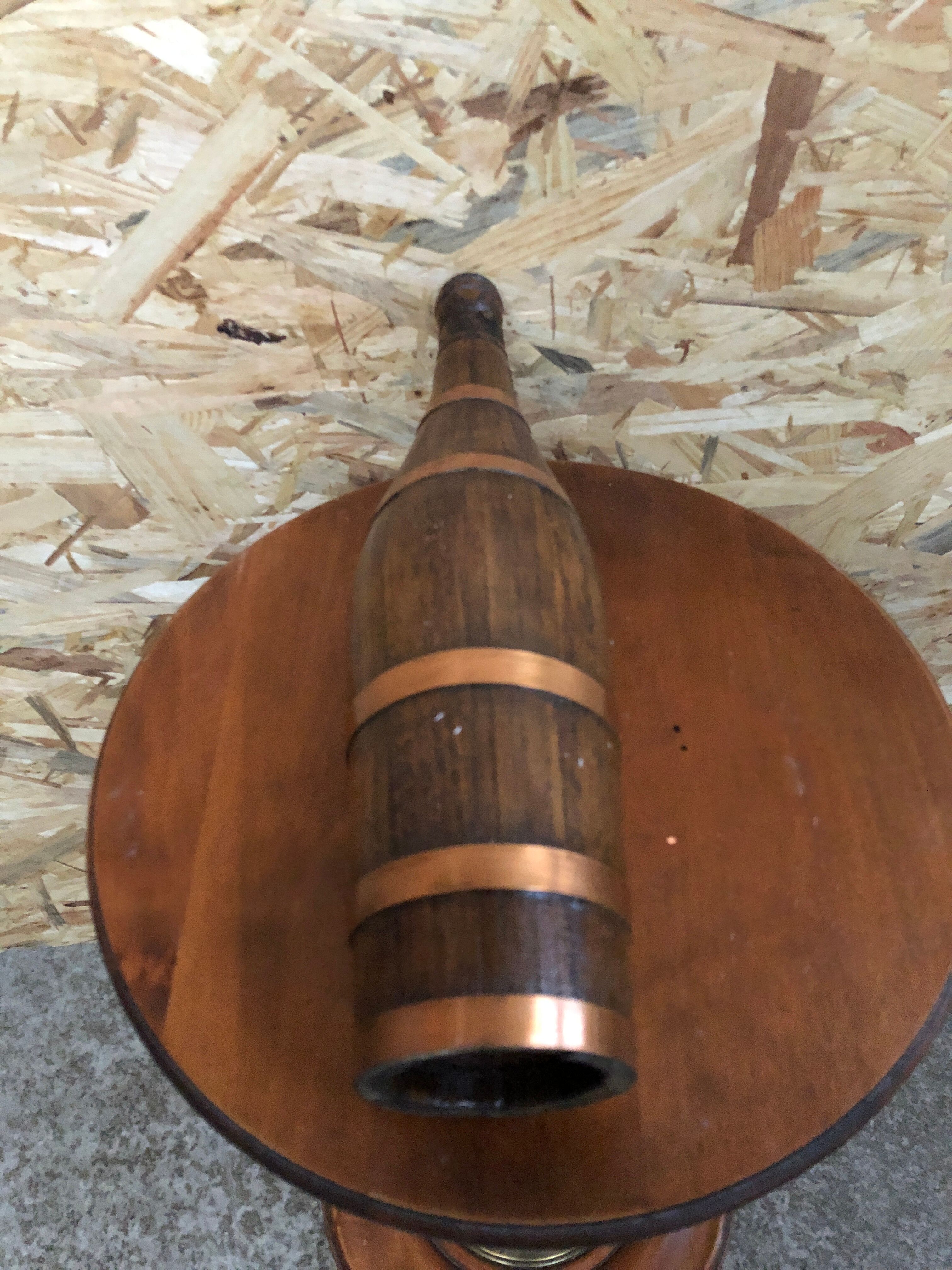 Old wood bottle