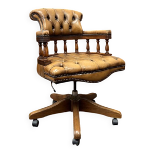 chaise de bureau Chesterfield