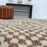 Handmade wool Berber rug 265 X 170 CM