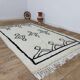 Handmade wool Berber rug 248 x 158 cm