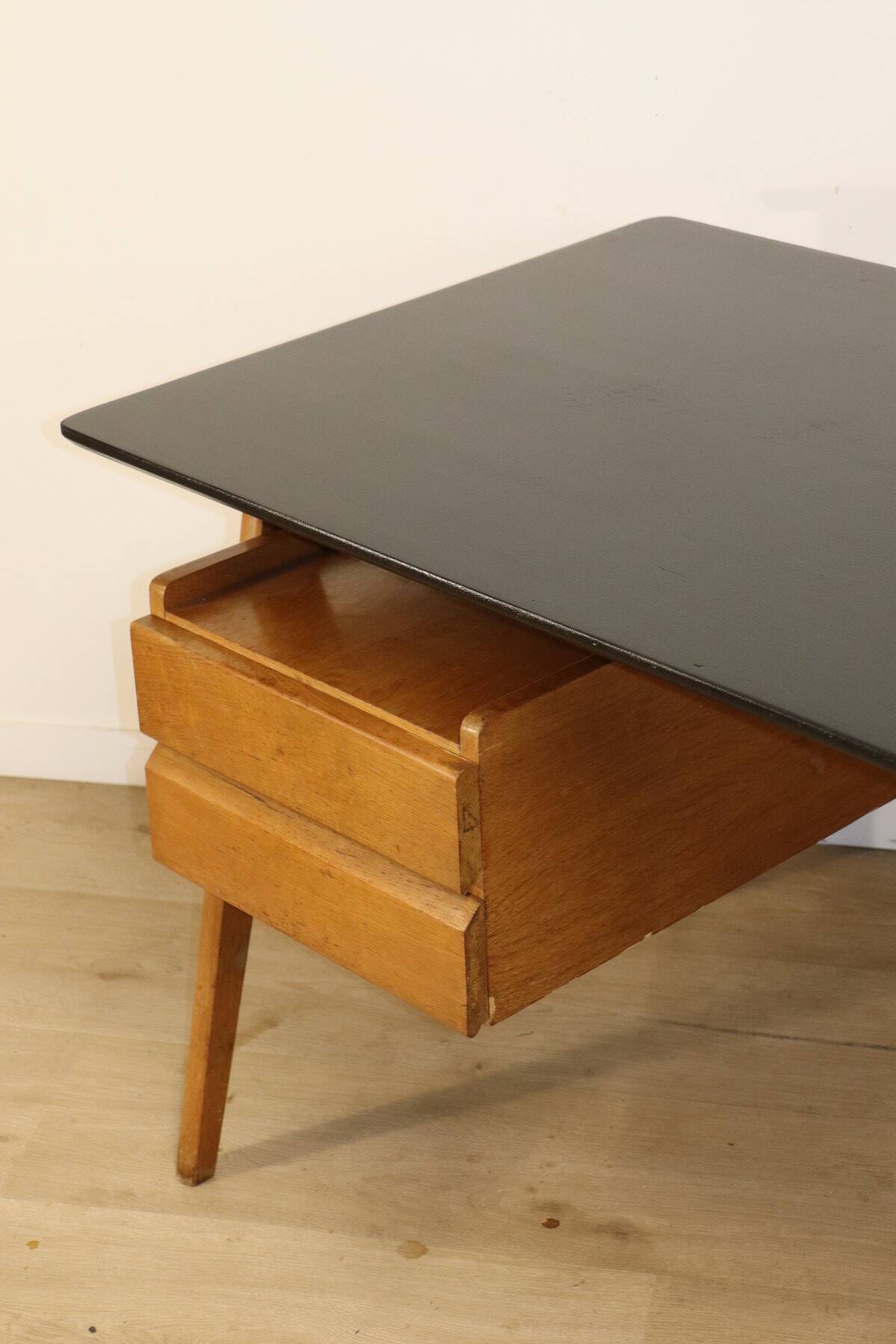 Vintage oak desk, 1950s