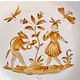 6 Longchamp soup plates Moustier Olérys decor