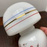 Glass mushroom lamp