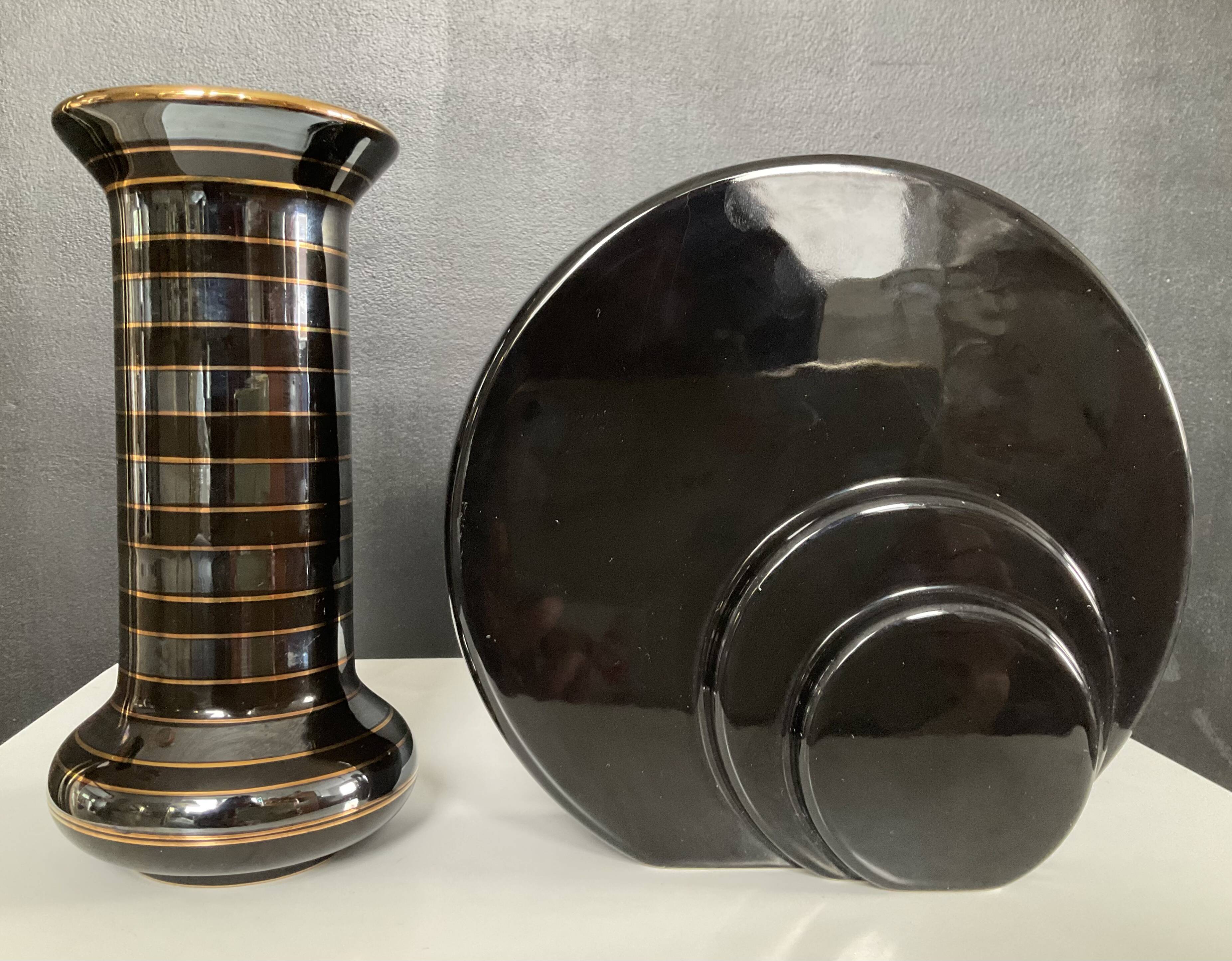 Pair of Art Deco ceramic vases