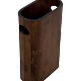 Porte-parapluies vintage en bois, design minimaliste des années 1960