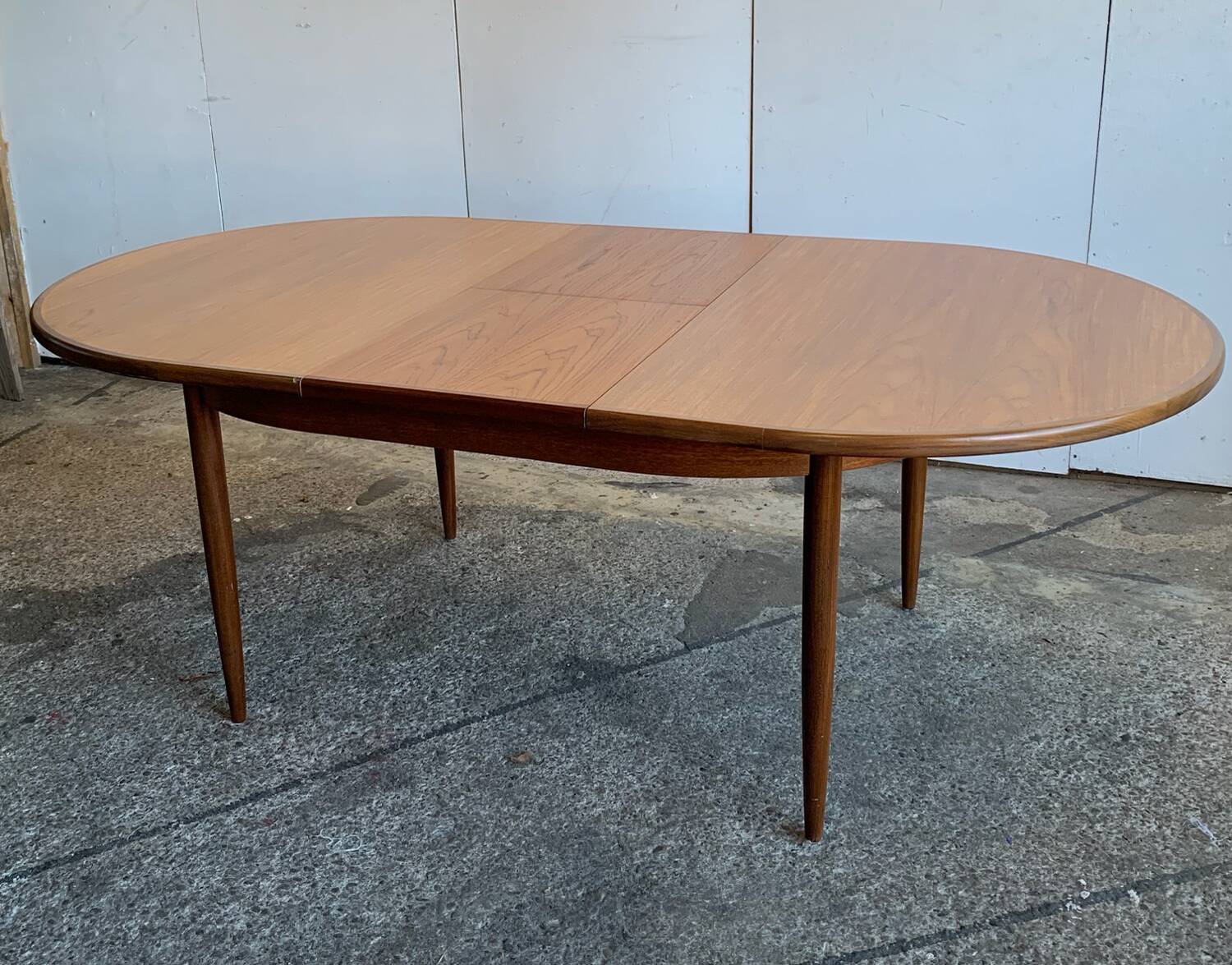Vintage Scandinavian style teak dining table