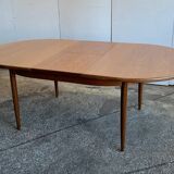 Vintage Scandinavian style teak dining table