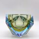 Large "Sommerso" ashtray in Murano glass, 1970s