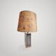 Large Brass and Black Lamp 1970s Dlg Maison Jansen Design and Elegance
