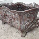 Old cast iron planter
