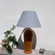 Large wooden lamp from IKEA, vintage design, 1980s