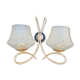 Double wall lamp from Maison Arlus from the 50s