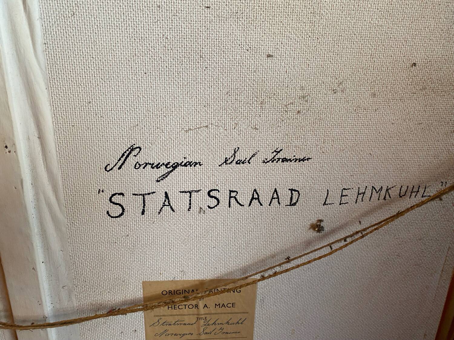 Peinture maritime originale – “Statsraad Lehmkuhl”, voile norvégienne