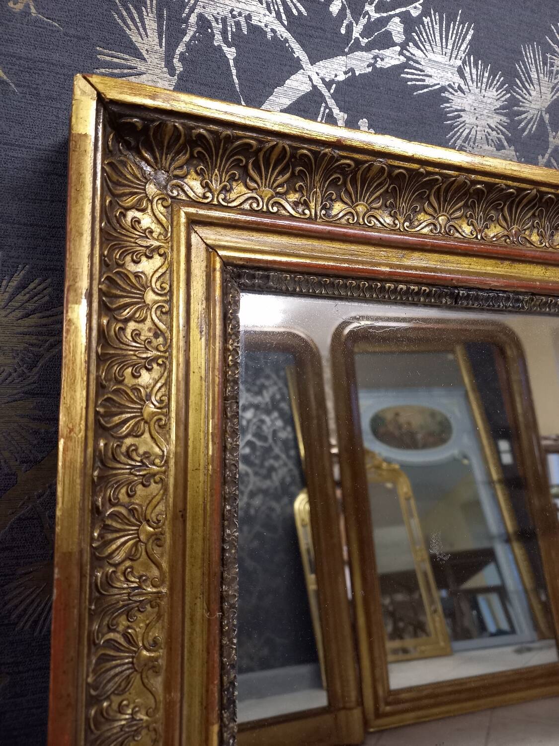 Miroir époque empire 94x 56.5
