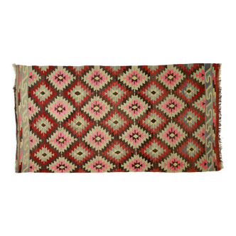 Anatolian handmade kilim rug 354 cm x 197 cm