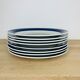 8 Koka ceramic flat plates by Rörstrand Sweden, Scandinavian