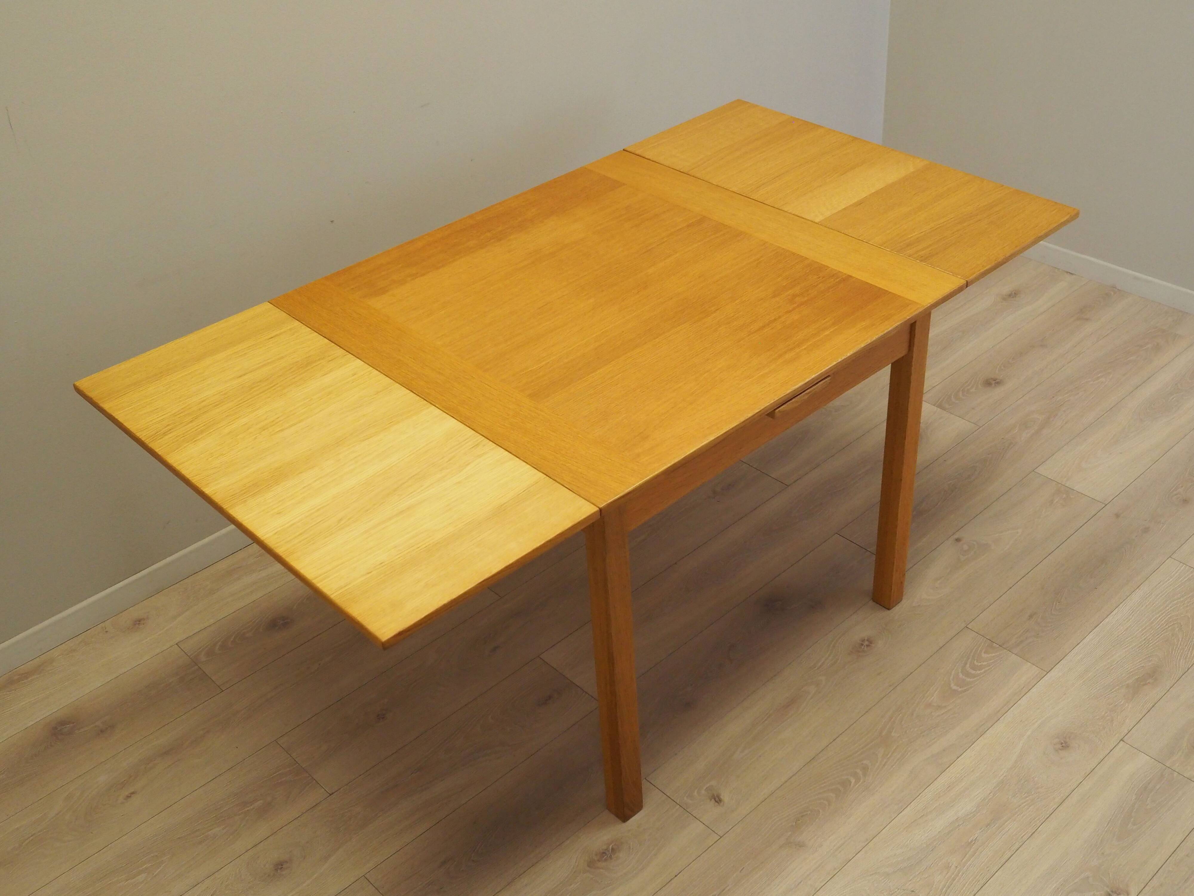 Oak table, Danish design, 1960s, production: Denmark