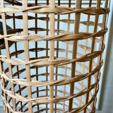 Large wicker pendant light