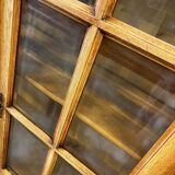 Vintage wooden display cabinet / bookshelf / shelf