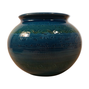 Vase boule Bitossi Aldo - blue