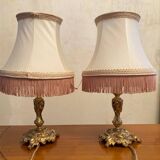 Pair of bedside lamps
