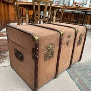 Ancienne malle de voyage « Soyez Père » Lille