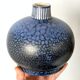 Vintage blue ceramic vase by Thoms Keramik, Germany, 1960s–1970s