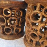 Pair of Bamileke stools from Cameroon