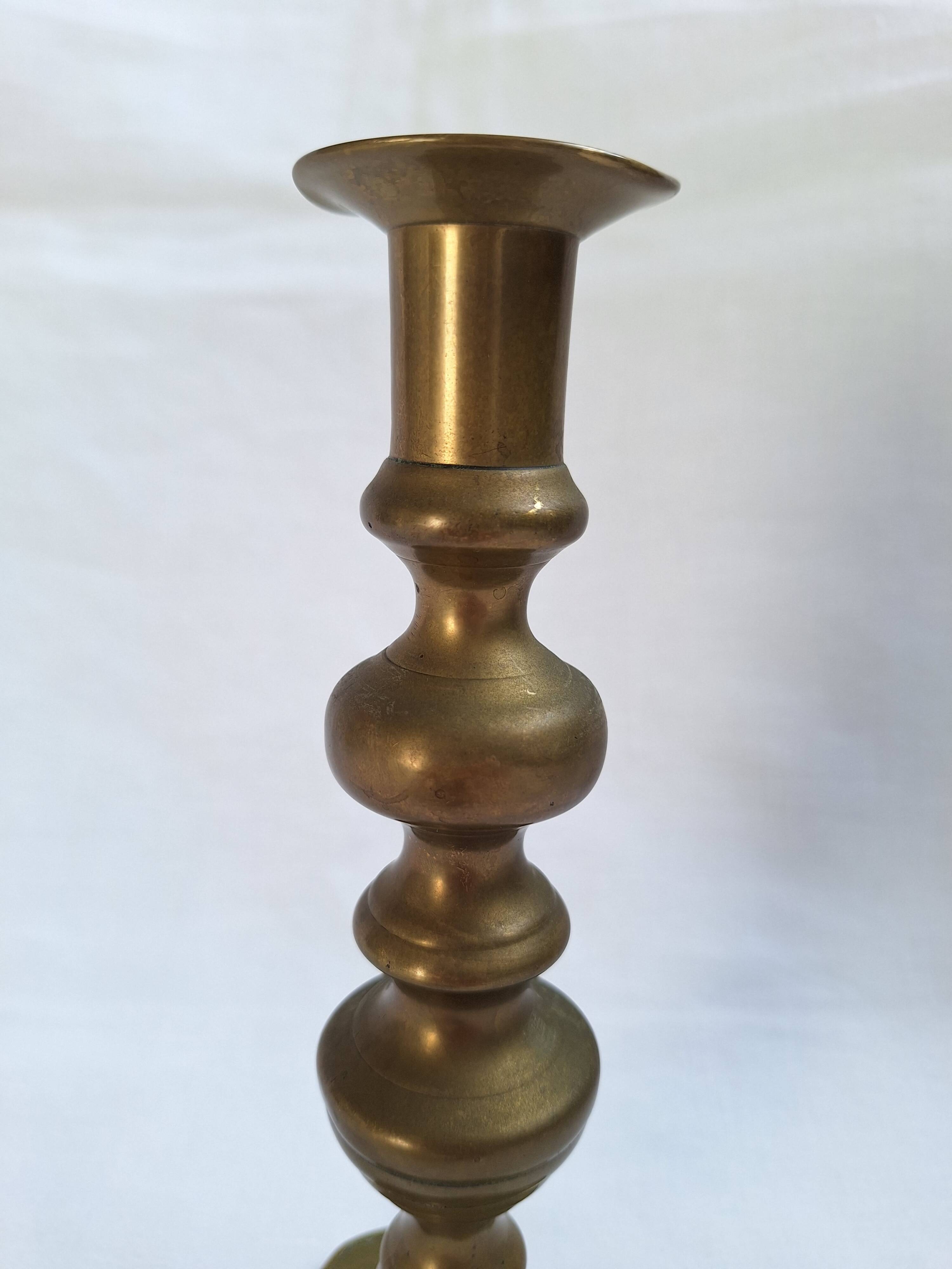 Vintage brass candle holder
