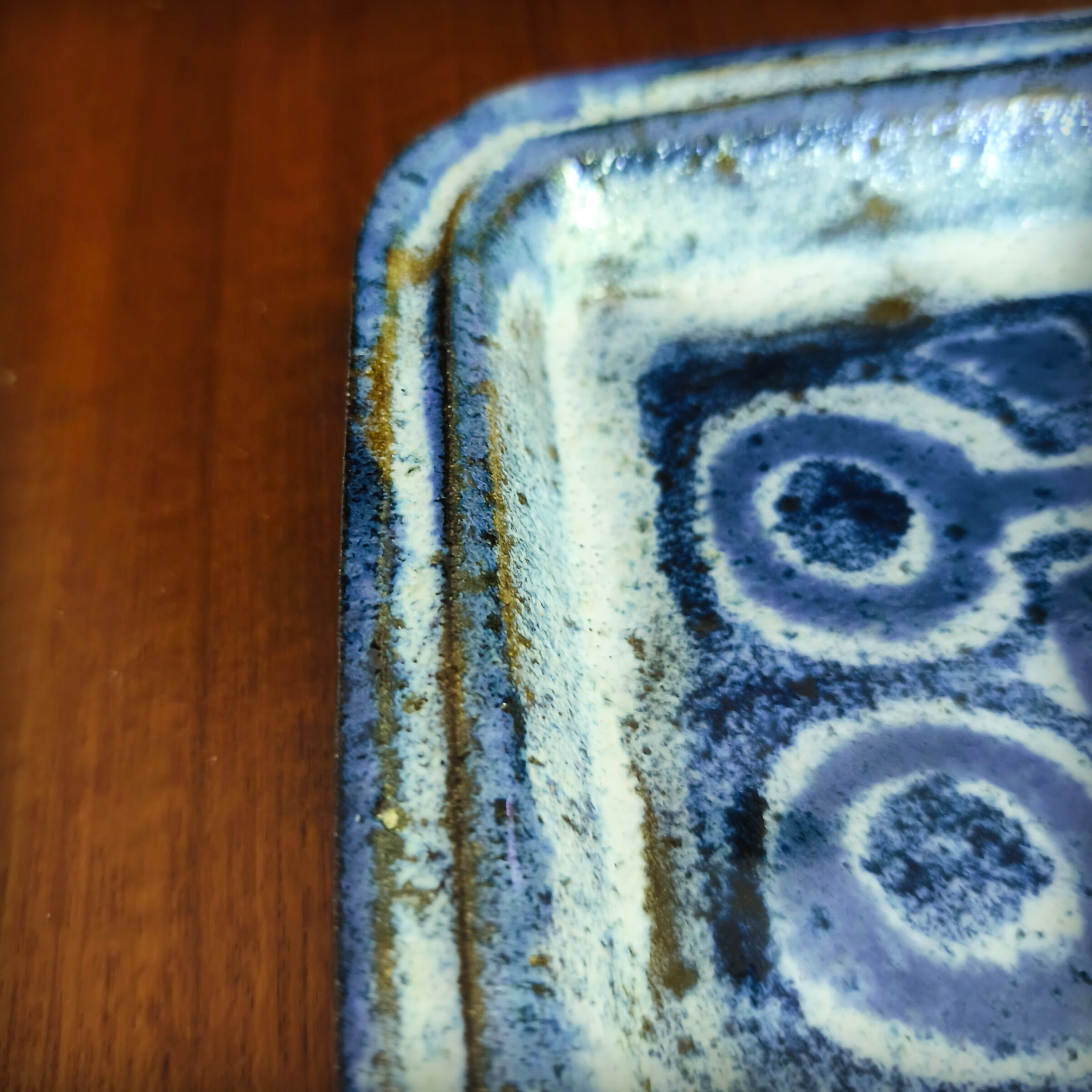 Wall plate in ceramic by Herluf Gottschalk Olsen, Denmark, 1960s
