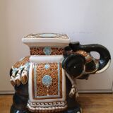 Ceramic elephant plant holder