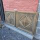 Pair of old solid oak doors