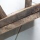 Small brutalist stool, norman farm tripod