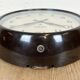 Vintage brown bakelite electric wall clock from smiths sectric, 1950s