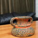 60s type fat lava amphora vase