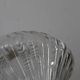Vintage twisted glass carafe with stopper – H 31 cm
