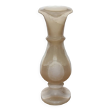 Vintage White Marble Vase 70s, 1970s