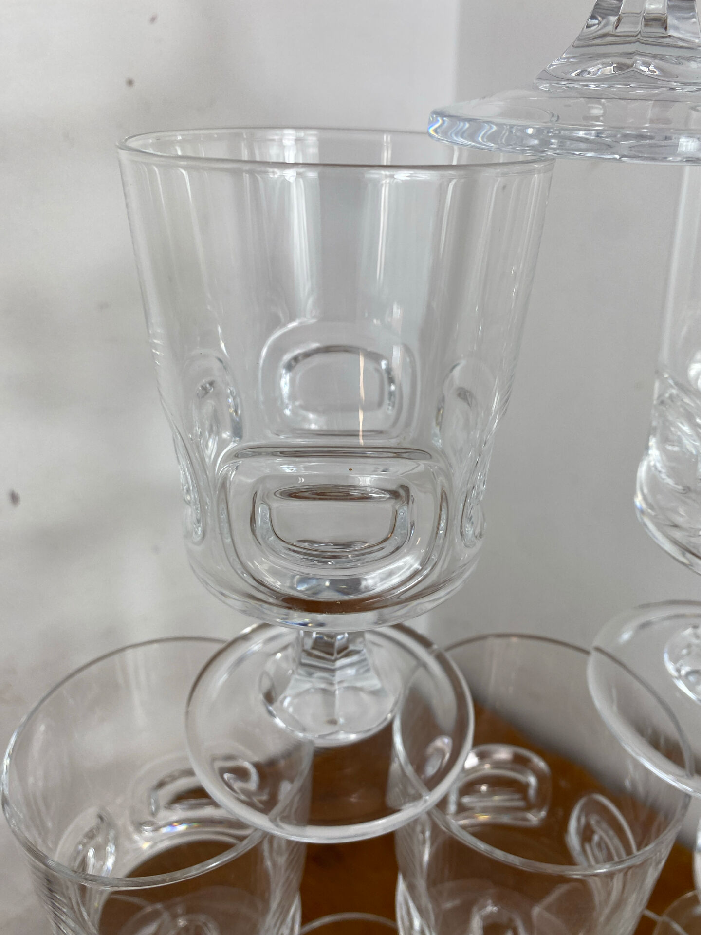 Verres graphique, Cristal D’Arques 
