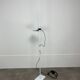 Vintage 70s floor lamp in white metal