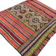 Neutral Orange Turkish Wool Kilim