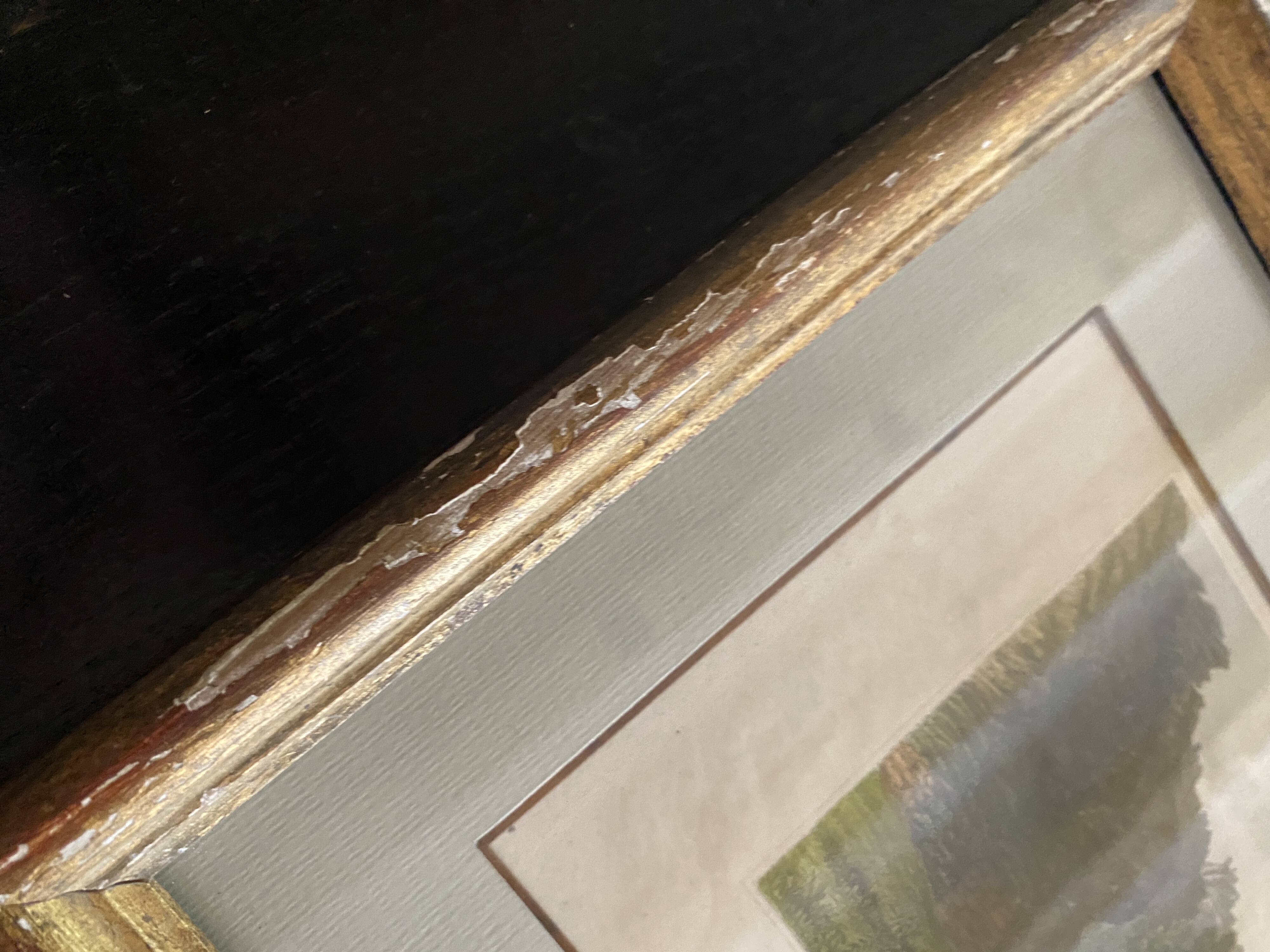 Gravure d’Eigenthum d. Verleger, XIXe siècle, cadre bois vitré