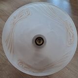 Alabaster brass chandelier
