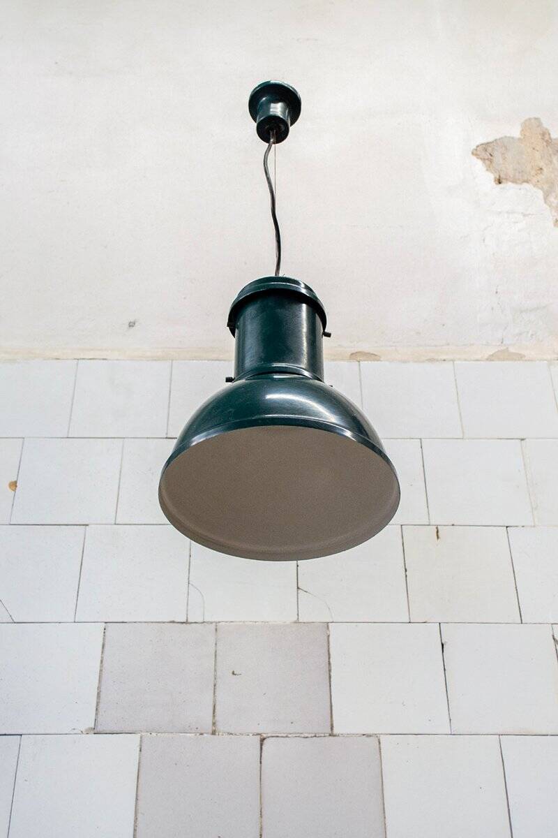 Suspended lamp by Roberto Menghi for Candle / Fontana Arte, 1960
