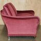 Sofa set and a pair of Victorian velvet armchairs.