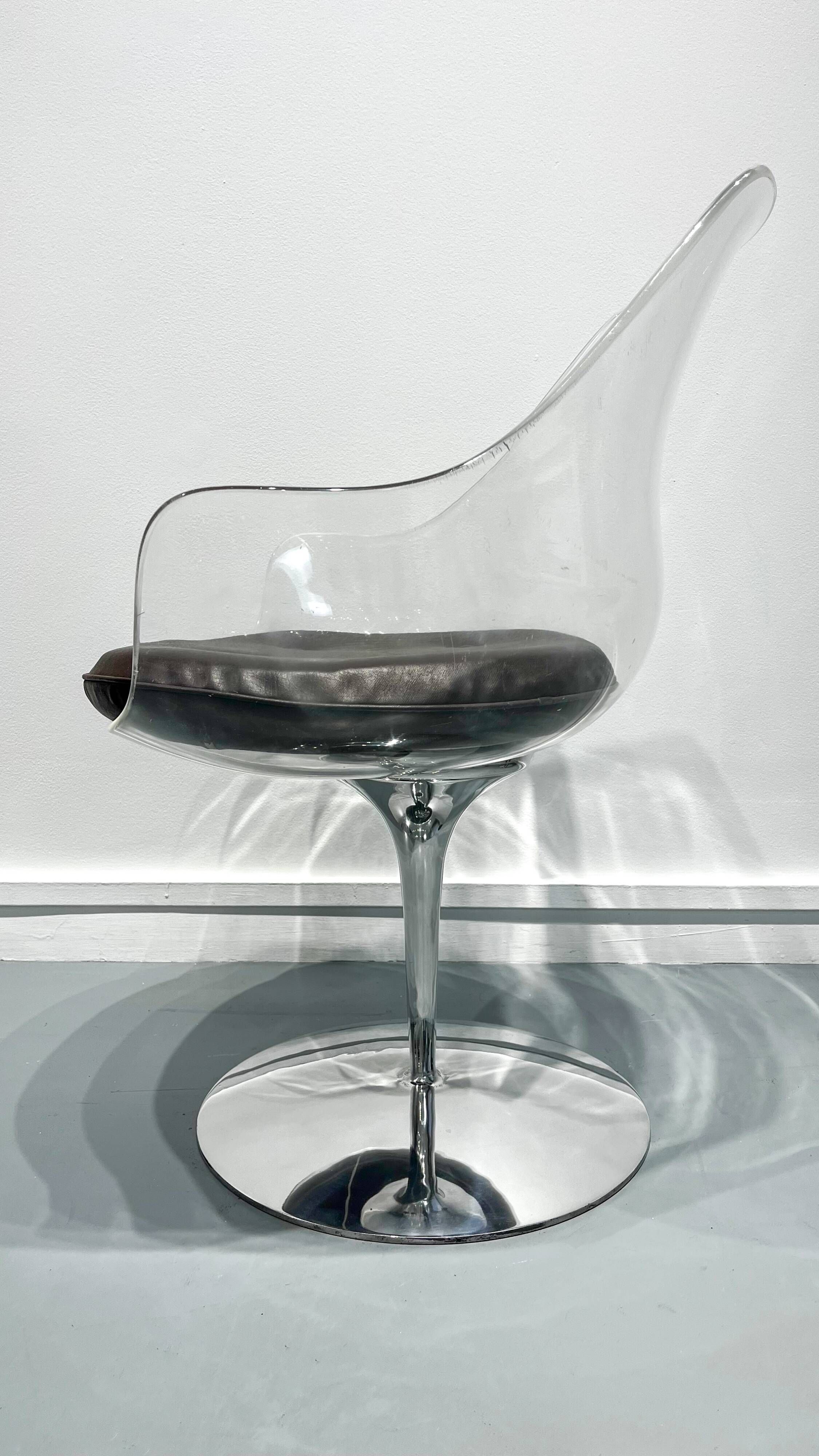 Set of 6 Champagne Armchairs by Erwine & Estelle Laverne, c.1950