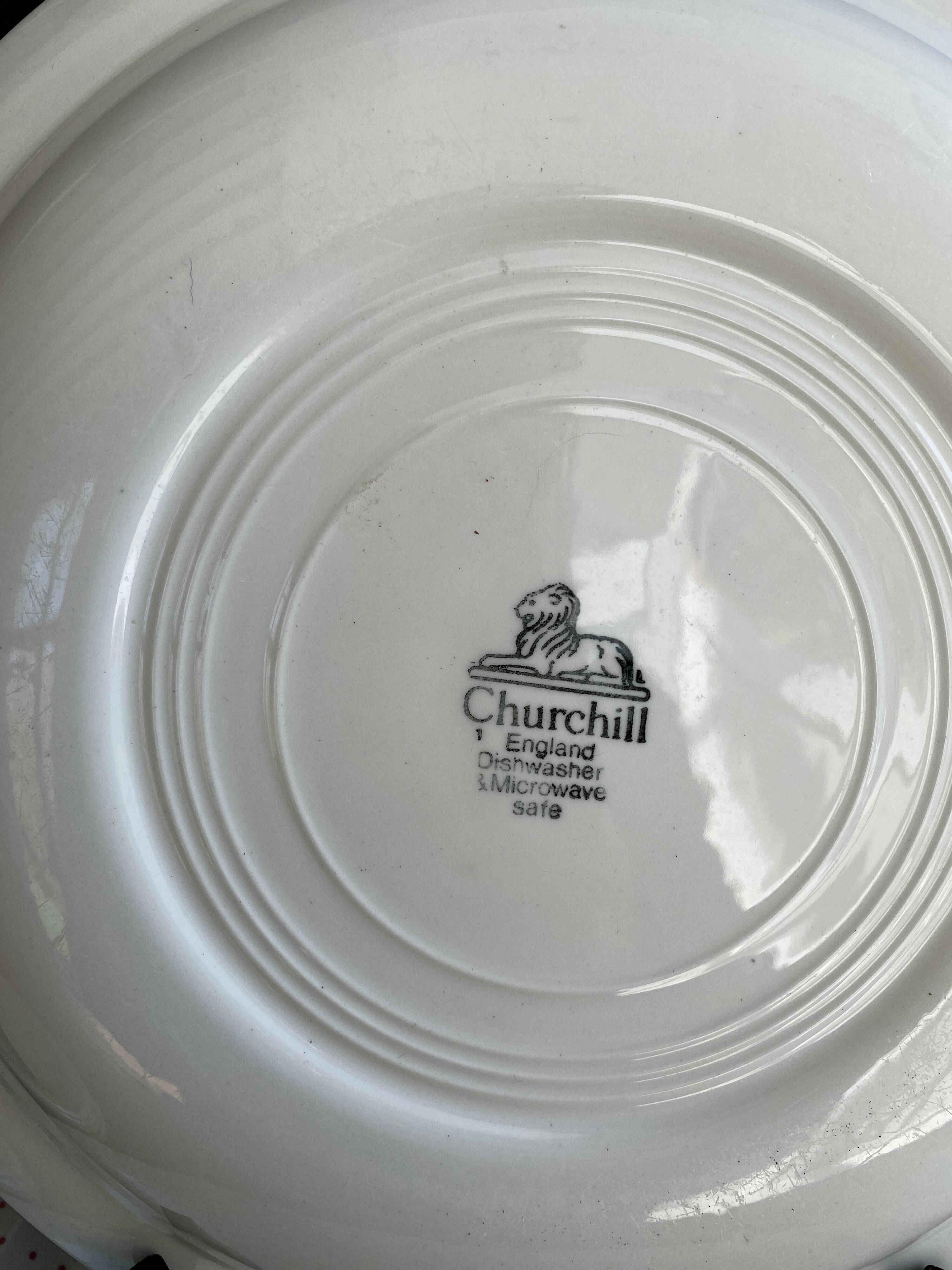 Set of Crockery Churchill England - "Pink Mix" Collection