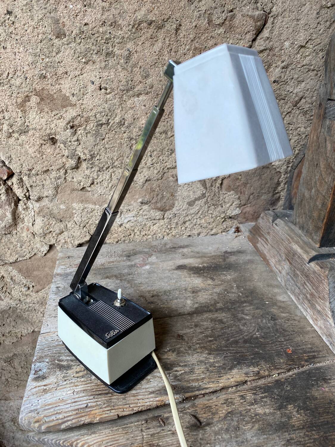 Solis telescopic desk lamp circa 1970