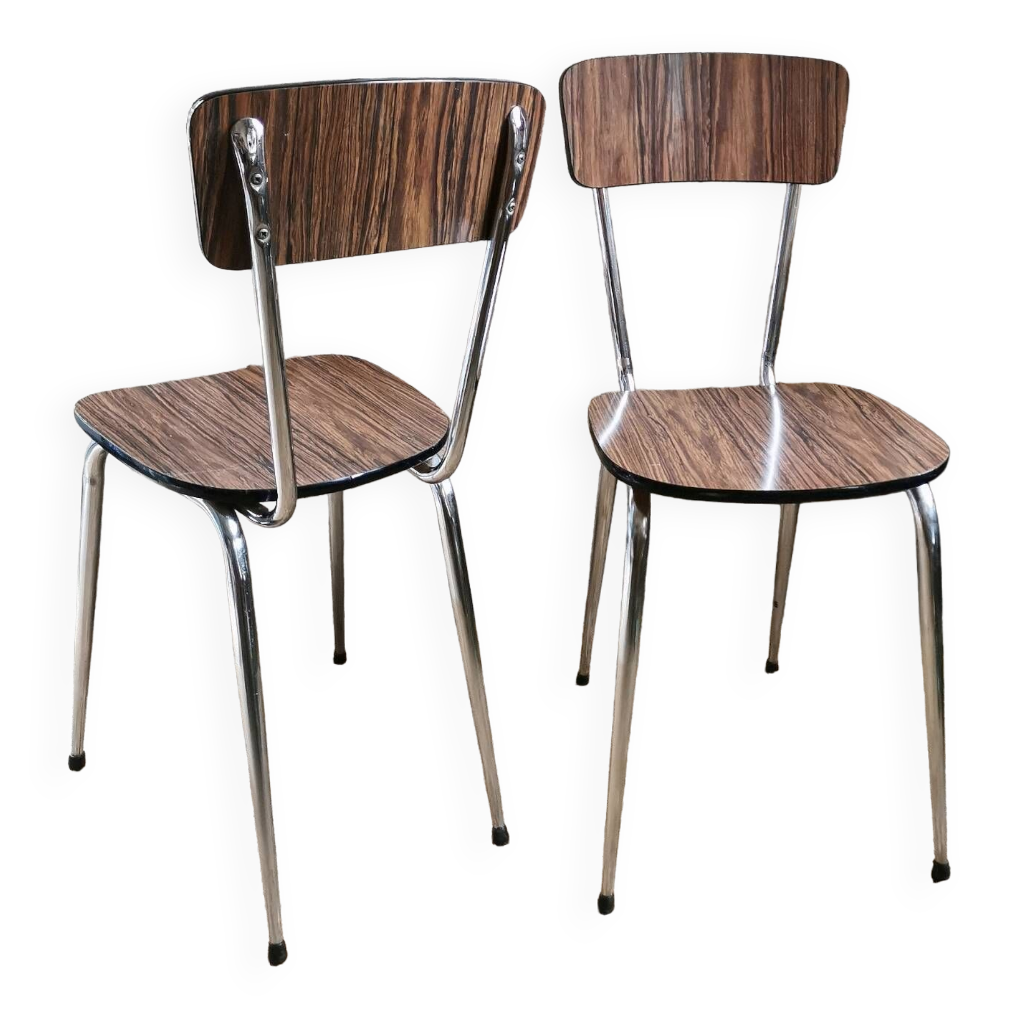 2 formica chairs, 1960s