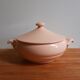 Pink Digoin soup bowl
